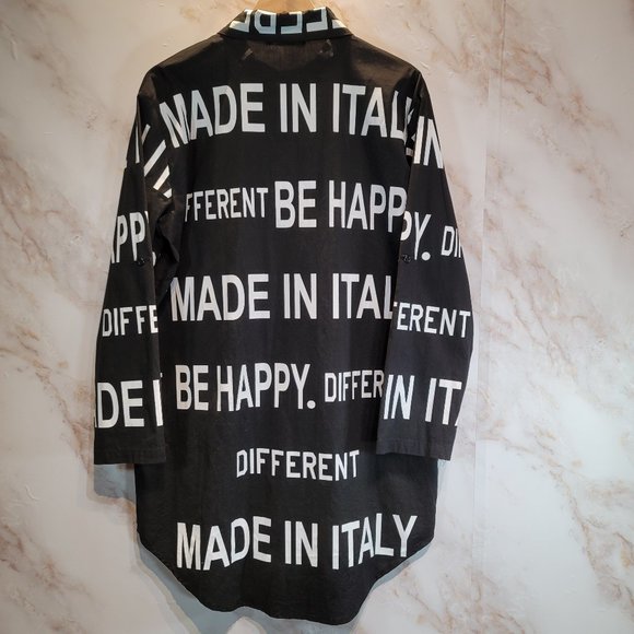 AYTE Be Different Oversized Grafic Print Button Shirt - Picture 8 of 9